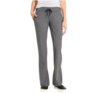 ATHLETA | Charcoal Gray Wool Blend Midtown Drawstring Active Pants Size 10T